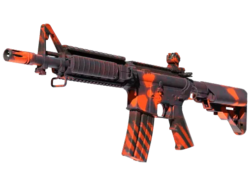 CS2 M4A4 | Radiation Hazard skin