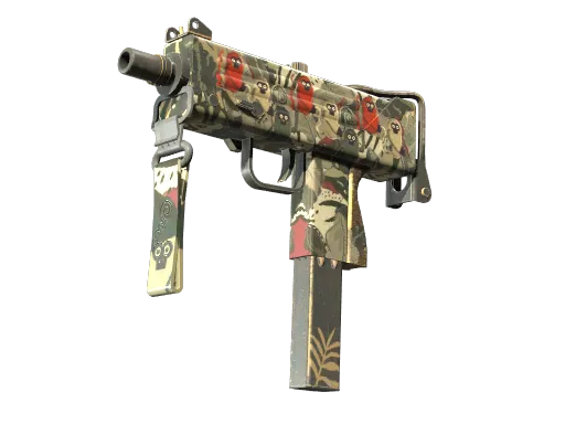 CS2 MAC-10 | Monkeyflage skin