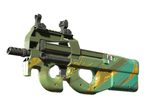 CS2 P90 | Mustard Gas skin
