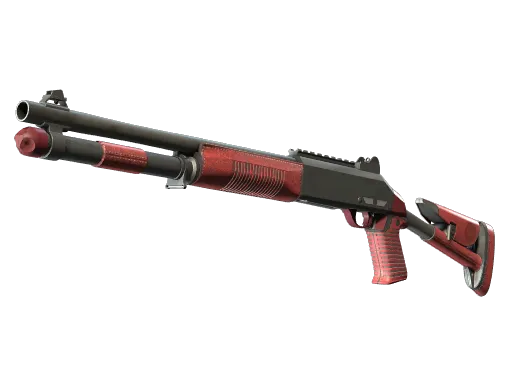 CS2 XM1014 | Red Leather skin