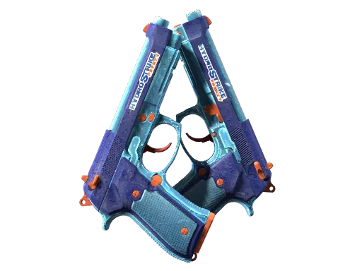 CS2 Dual Berettas | Hydro Strike skin
