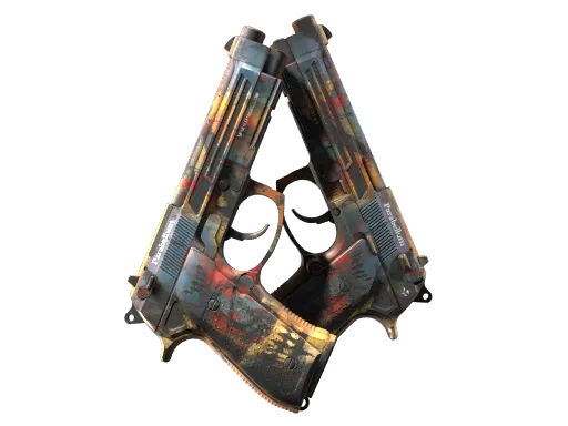 CS2 Dual Berettas | Hideout skin