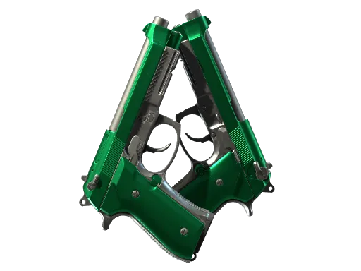 CS2 Dual Berettas | Emerald skin