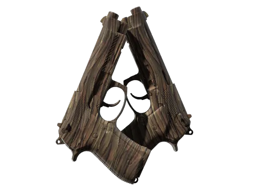 CS2 Dual Berettas | Drift Wood skin