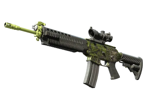 CS2 SG 553 | Lush Ruins skin