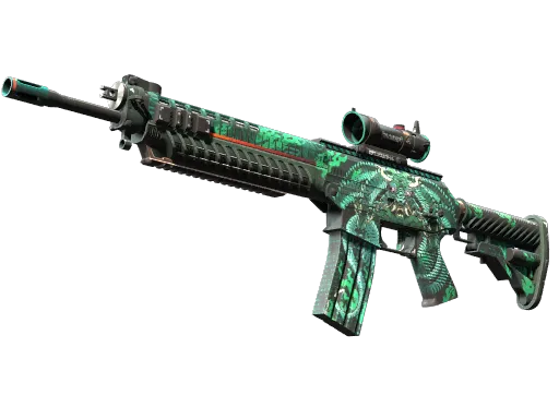 CS2 SG 553 | Dragon Tech skin