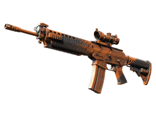 CS2 SG 553 | Basket Halftone skin