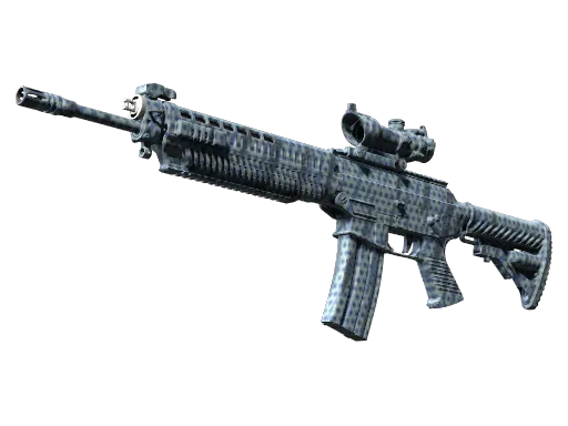 CS2 SG 553 | Waves Perforated skin