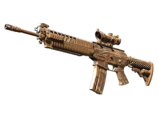 CS2 SG 553 | Safari Print skin