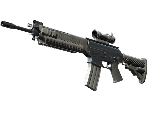 CS2 SG 553 | Damascus Steel skin