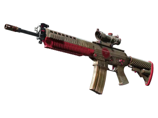 CS2 SG 553 | Berry Gel Coat skin