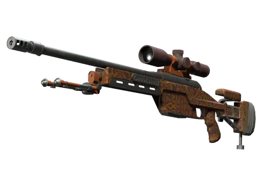 CS2 SSG 08 | Orange Filigree skin