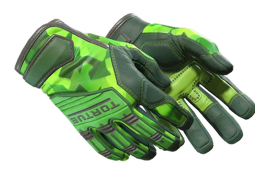 CS2 Specialist Gloves | Lime Polycam skin