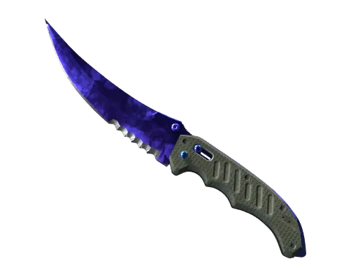 CS2 Flip Knife | Doppler Sapphire skin