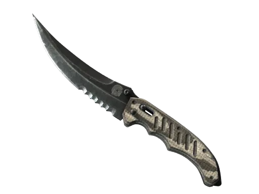 CS2 Flip Knife | Black Laminate skin