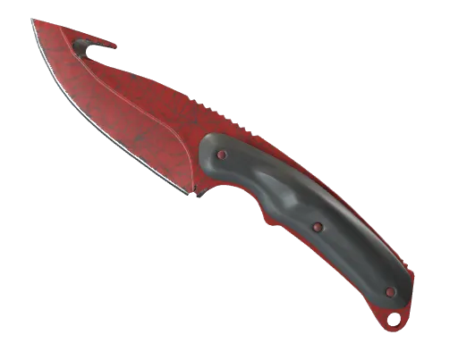 CS2 Gut Knife | Crimson Web skin