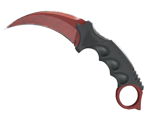CS2 Karambit | Crimson Web skin