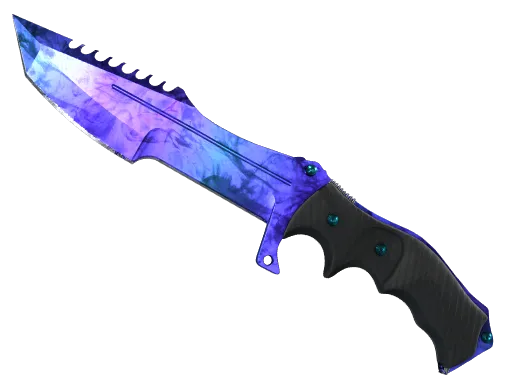 CS2 Huntsman Knife | Doppler Sapphire skin