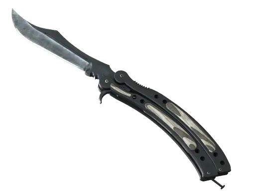 CS2 Butterfly Knife | Black Laminate skin