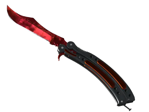 CS2 Butterfly Knife | Doppler Ruby skin