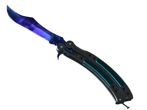 CS2 Butterfly Knife | Doppler Sapphire skin