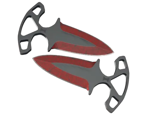 CS2 Shadow Daggers | Crimson Web skin
