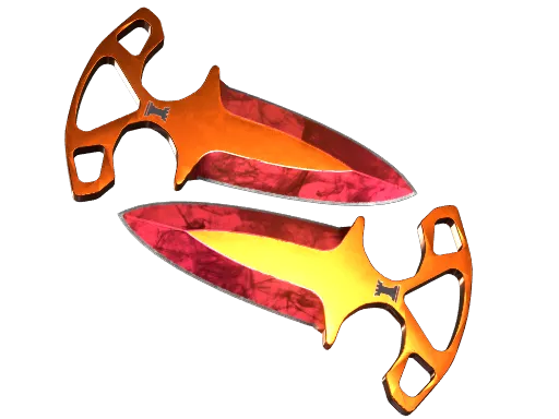 CS2 Shadow Daggers | Doppler Ruby skin