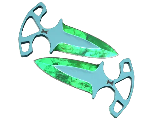 CS2 Shadow Daggers | Gamma Doppler Emerald skin