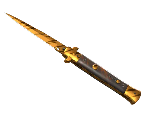 CS2 Stiletto Knife | Tiger Tooth skin