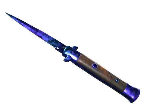 CS2 Stiletto Knife | Doppler Sapphire skin