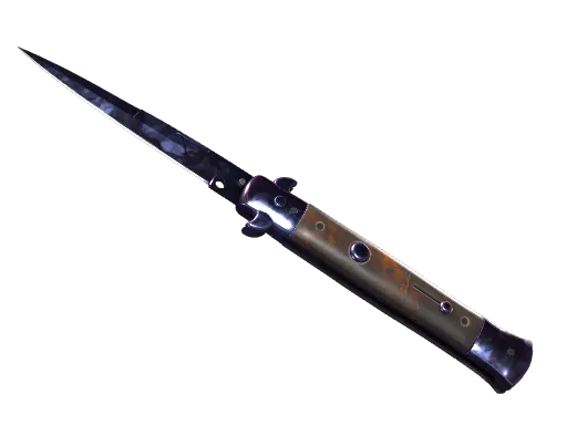 CS2 Stiletto Knife | Doppler Black Pearl skin