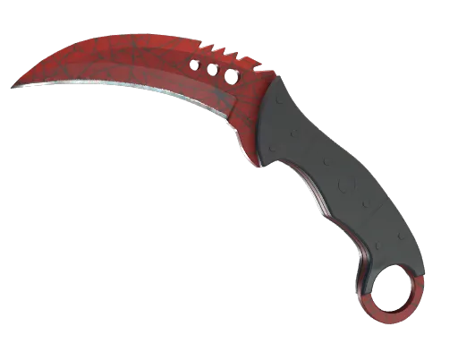 CS2 Talon Knife | Crimson Web skin