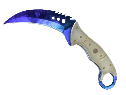 CS2 Talon Knife | Doppler Sapphire skin